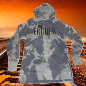 distressed oversized graphic hoodie